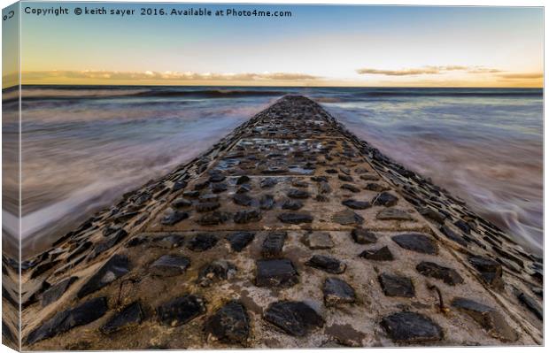 High Tide Canvas Print by keith sayer