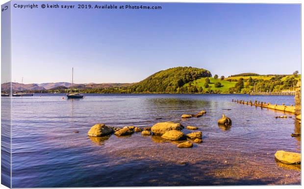 Ullswater Lake District Canvas Print by keith sayer