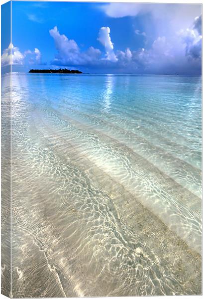 Crystal Water of the Ocean Canvas Print by Jenny Rainbow