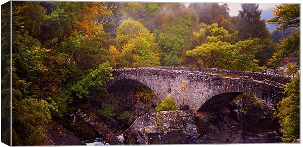 Old Stone Bridge. Scotland Canvas Print by Jenny Rainbow