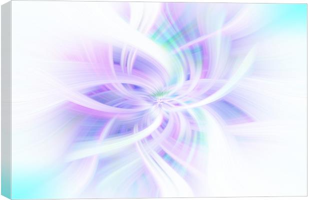 Light Blue Purple Abstract. Concept Lightness Canvas Print by Jenny Rainbow