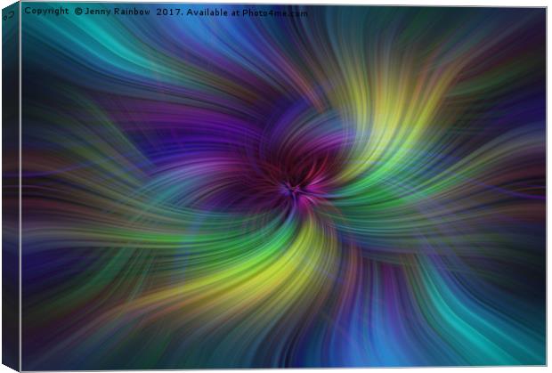 Intense Healing Eclectic Paradigm Canvas Print by Jenny Rainbow