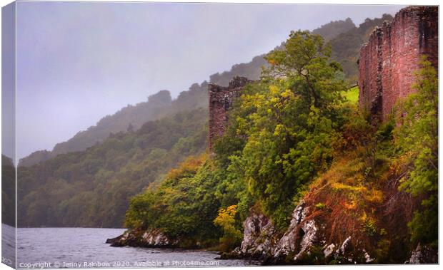 Urquhart Castle. Loch Ness. Scotland Canvas Print by Jenny Rainbow