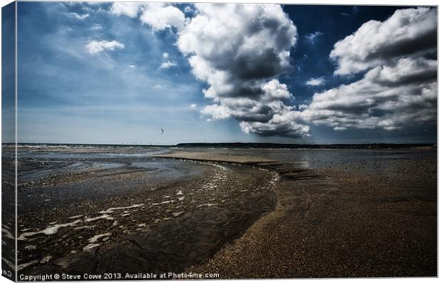 Mounts Bay Canvas Print by Steve Cowe