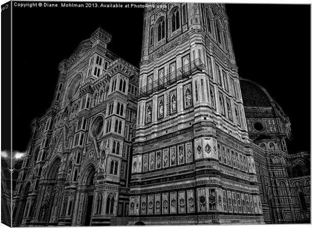 Duomo, Florence, Italy Canvas Print by Diane  Mohlman