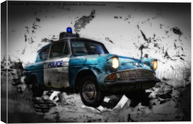 Call the Police Canvas Print by richard sayer