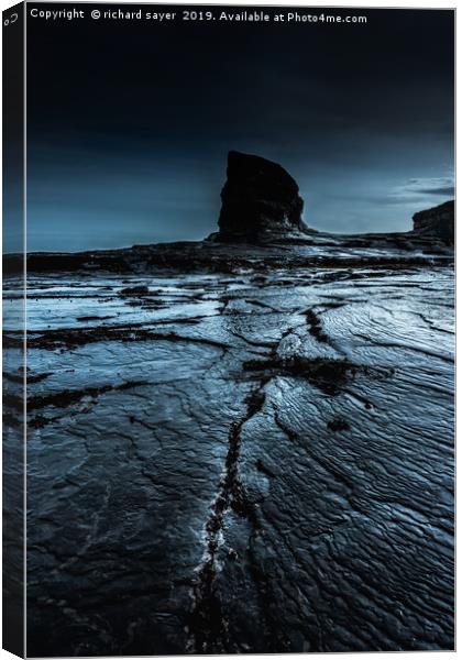 The Crack Canvas Print by richard sayer