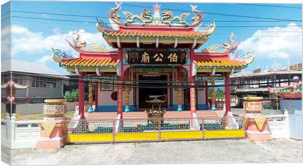 Spiritual Temple Canvas Print by Mark McDermott