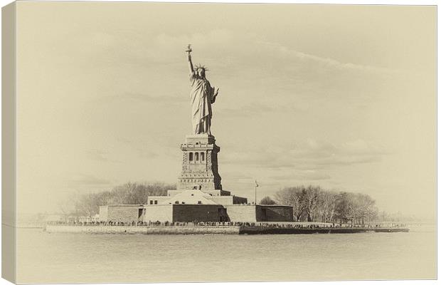  Statue of Liberty New York Canvas Print by Kevin Duffy