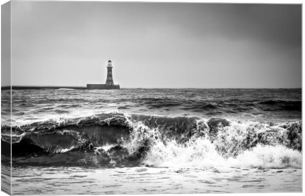 Sunderland Roker Pier Canvas Print by Kevin Duffy
