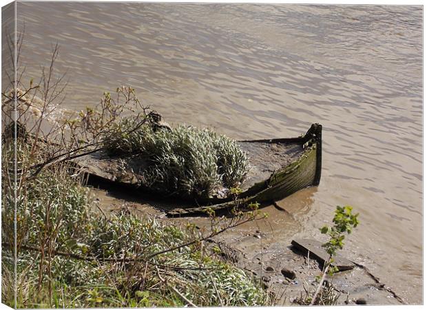 A tiny wreck. Canvas Print by Jakub Jezierski