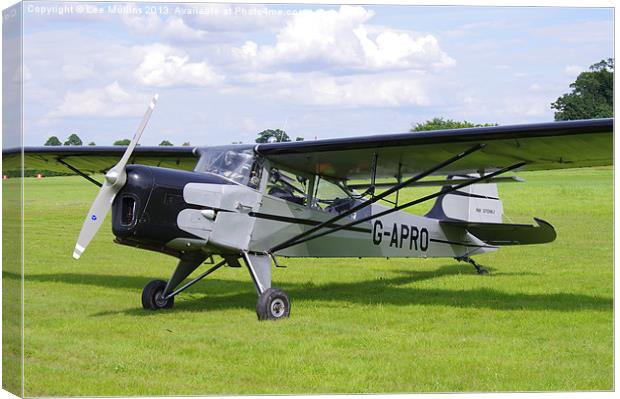 Auster 6A G-APRO Canvas Print by Lee Mullins