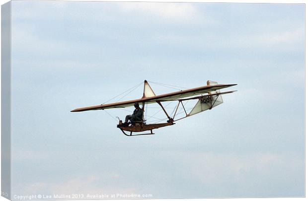 Early glider Canvas Print by Lee Mullins