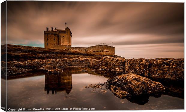 Castle In The Wind Canvas Print by Jon  Crowther