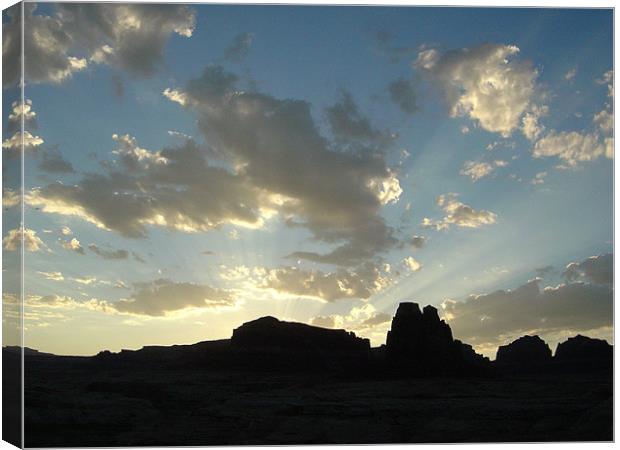 Glen Canyon, Utah, Desert Sunrise Canvas Print by Jay Huckins