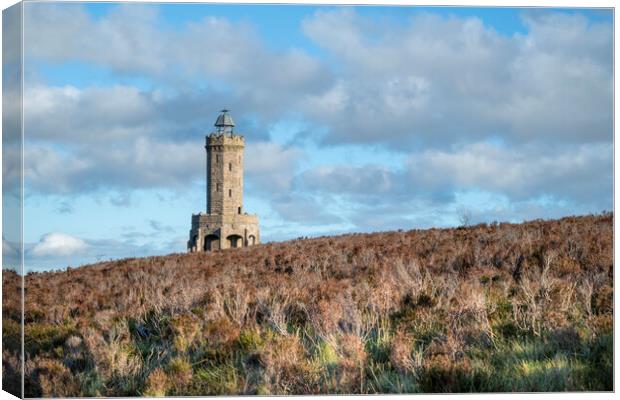 Darwen Tower Canvas Print by Gary Kenyon