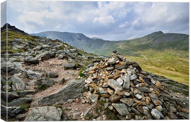 On Route To Helvellyn Canvas Print by Gary Kenyon
