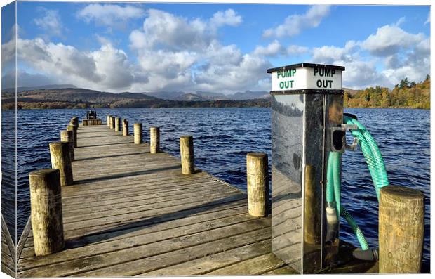 Windermere Jetty Canvas Print by Gary Kenyon