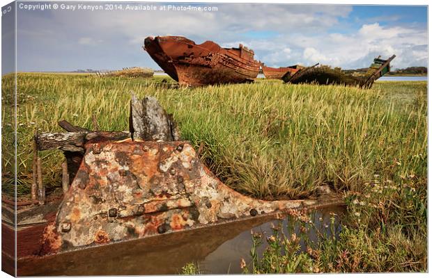 Shipwrecks Canvas Print by Gary Kenyon