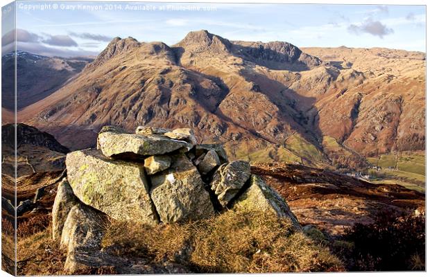 View from Lingmoor Fell Canvas Print by Gary Kenyon