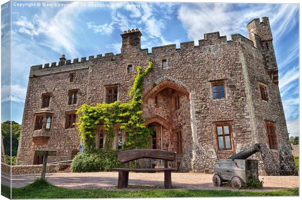  Muncaster Castle Canvas Print by Gary Kenyon