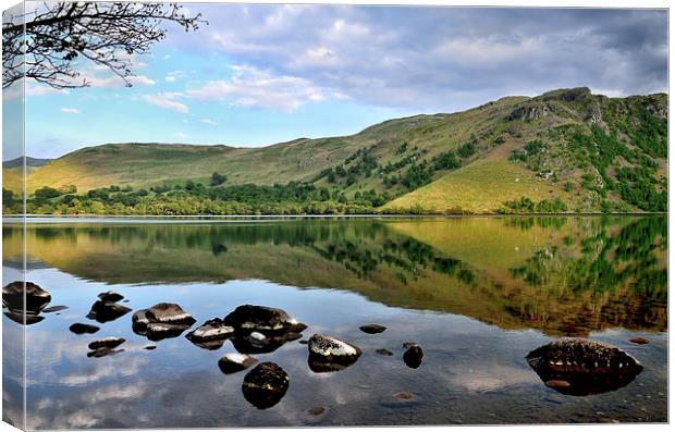  Ullswater Reflections Canvas Print by Gary Kenyon