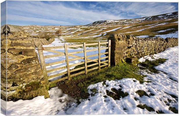 Gate To The Yorkshire Dales Canvas Print by Gary Kenyon