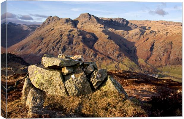  Langdale Pikes Canvas Print by Gary Kenyon