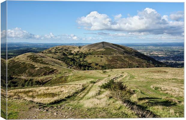 Countryside Views on the Malvern Hills Canvas Print by Gary Kenyon