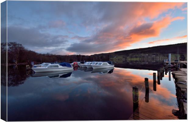 Coniston Sunrise Canvas Print by Gary Kenyon