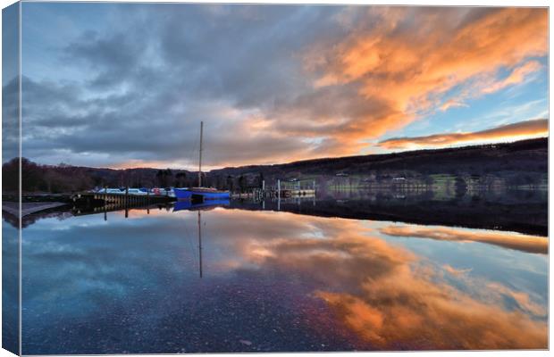 Coniston Sunrise Canvas Print by Gary Kenyon