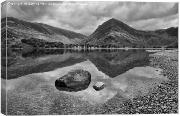 Buttermere Reflections Canvas Print by Gary Kenyon