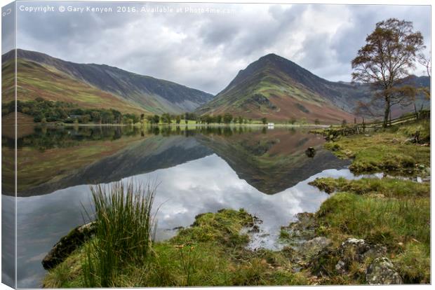 Fleetwith Pike Reflections Canvas Print by Gary Kenyon