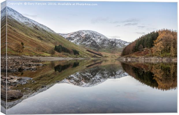 Reflections at Haweswater Canvas Print by Gary Kenyon