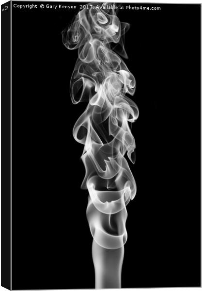 Smoke Canvas Print by Gary Kenyon
