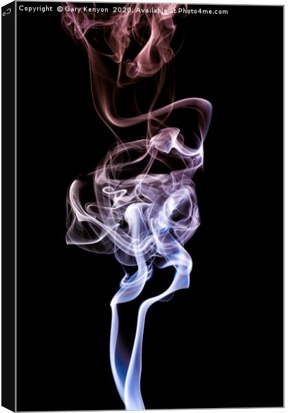 Smoke Trail Photography  Canvas Print by Gary Kenyon