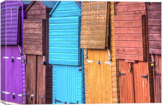 Beach huts Canvas Print by Thanet Photos