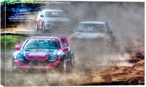 Rally cross Canvas Print by Thanet Photos