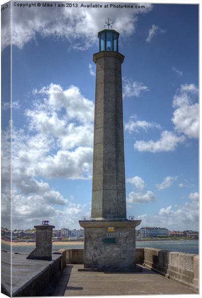 Margate lighthouse Canvas Print by Thanet Photos