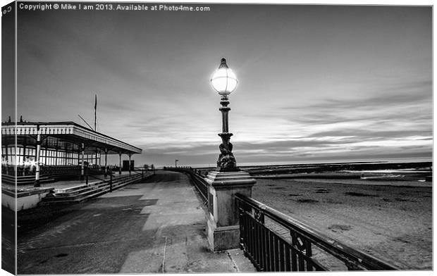 Margate in Mono Canvas Print by Thanet Photos