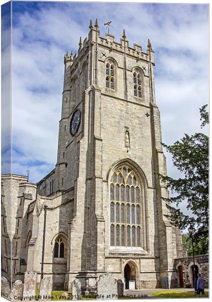 Christchurch Priory Canvas Print by Thanet Photos
