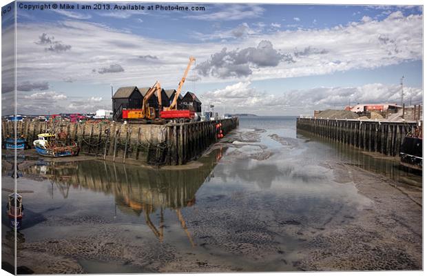 Whitstable harbour Canvas Print by Thanet Photos