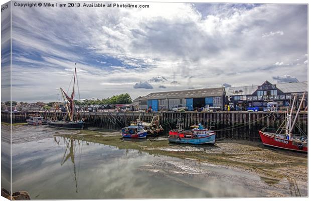 Whitstable Harbour. Canvas Print by Thanet Photos