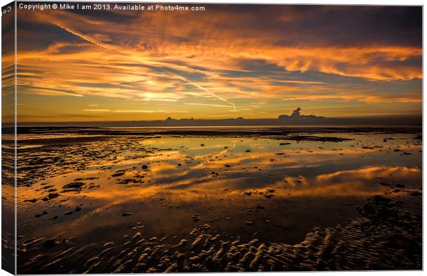 Minnis bay sunset Canvas Print by Thanet Photos