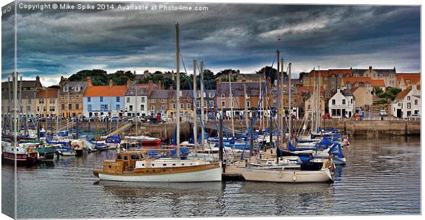 Anstruther Harbour Canvas Print by Thanet Photos