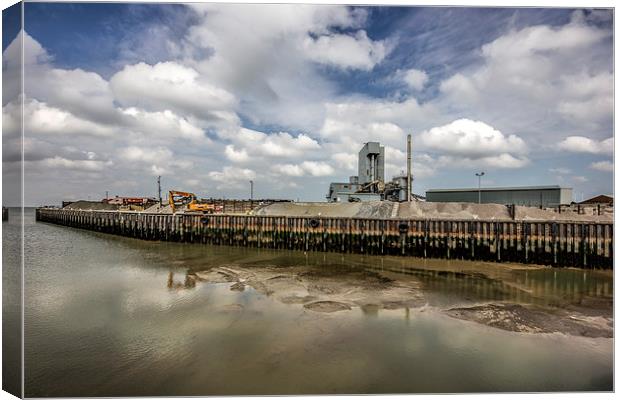 Cement works Canvas Print by Thanet Photos