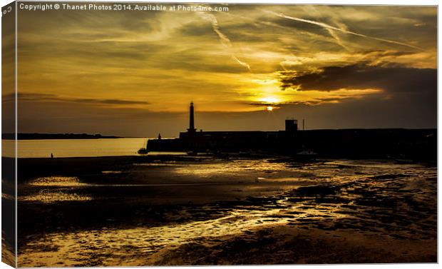 After glow Canvas Print by Thanet Photos