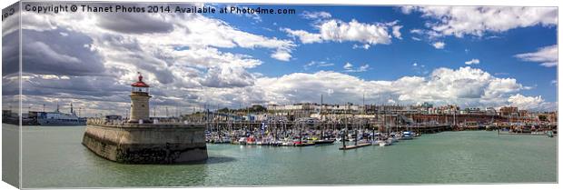  A Ramsgate panorama Canvas Print by Thanet Photos