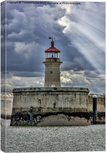  Ramsgate Lighthouse Canvas Print by Thanet Photos
