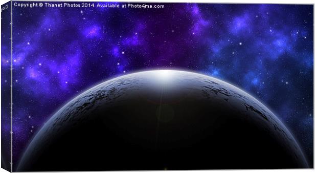  Icy planet Canvas Print by Thanet Photos